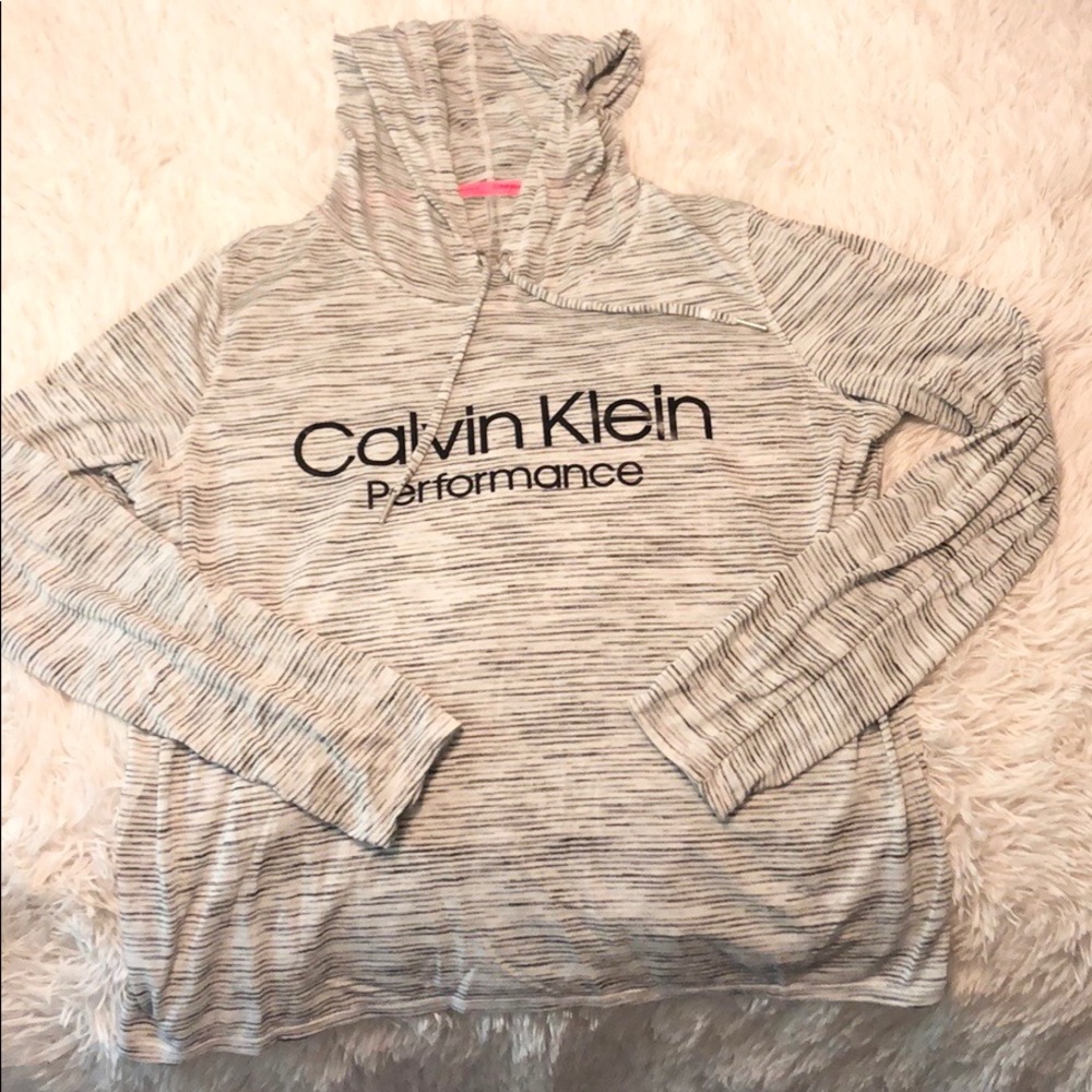 Calvin Klein long sleeve shirt with hood